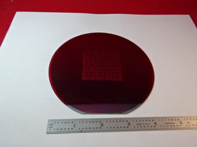 COLLECTABLE SEMICONDUCTOR WAFER SILICON WITH COMPONENTS NICE AS IS #83-A-21