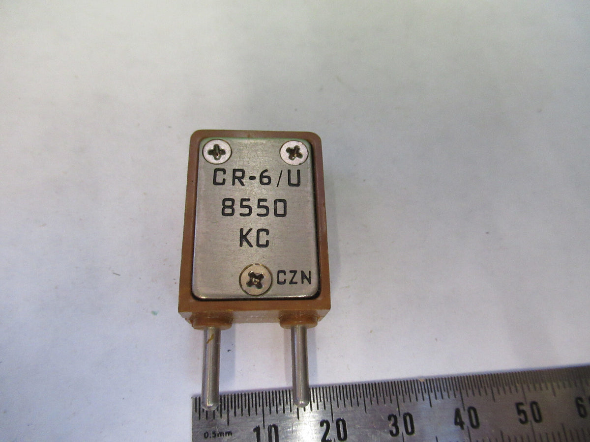 WWII FT-243 QUARTZ CRYSTAL CZN  8550 kHz FREQUENCY CONTROL AS PICTURED S1-B-39