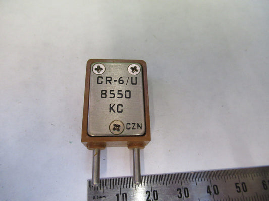 WWII FT-243 QUARTZ CRYSTAL CZN  8550 kHz FREQUENCY CONTROL AS PICTURED S1-B-39