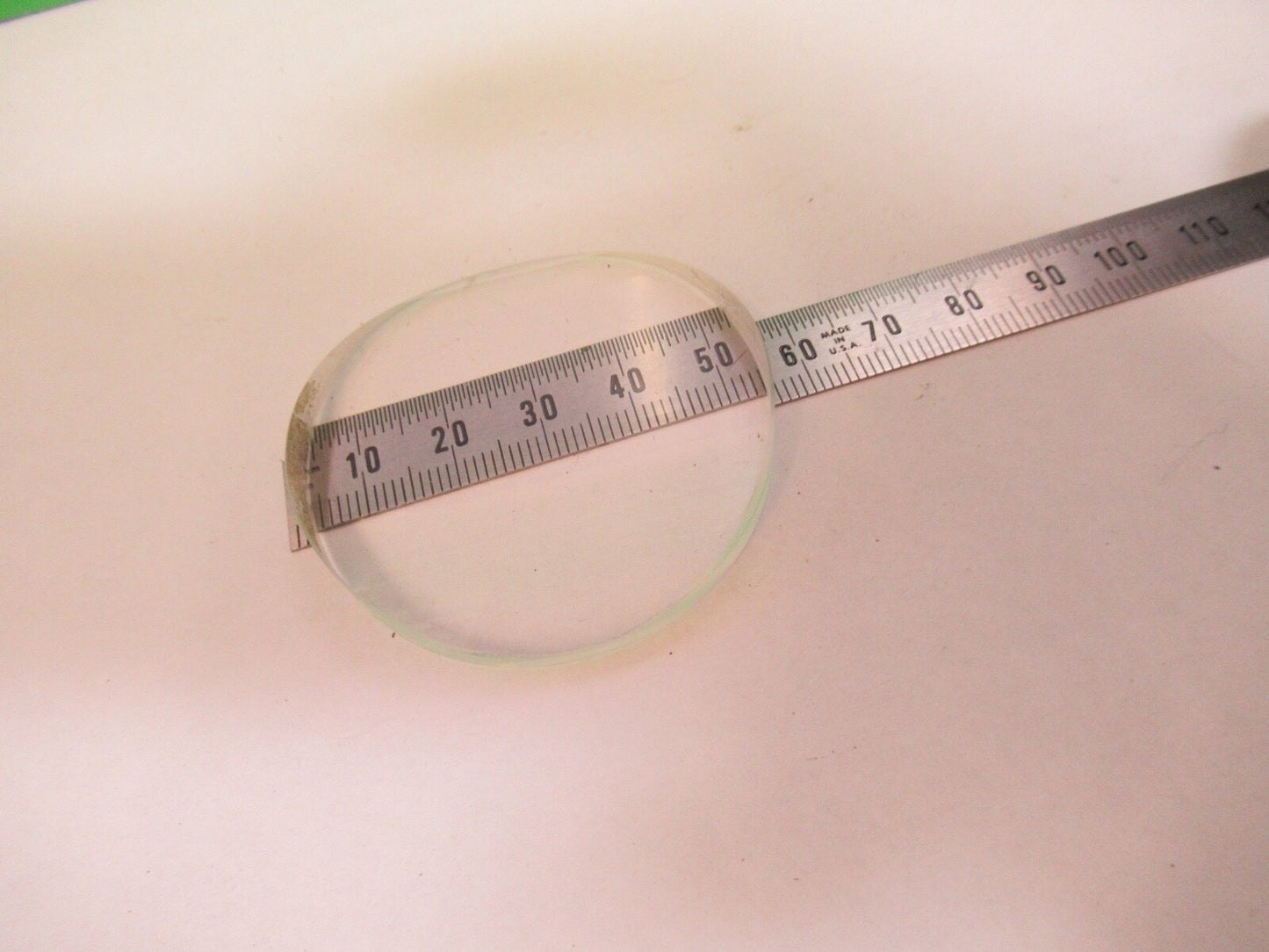 OPTICAL LENS ANAMORPHIC OPTICS 4" FL chip pn edge AS PICTURED 18-FT-48