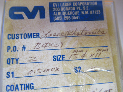 Optical ex-NASA Coated Lot Lens Pro Laser Optics