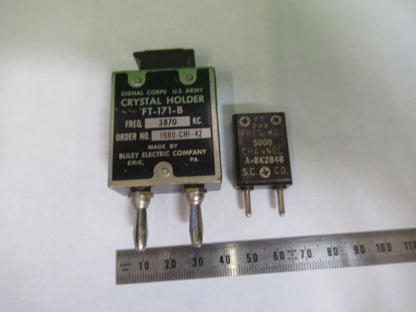ANTIQUE BLILEY XTALS QUARTZ CRYSTAL FREQUENCY CONTROL RADIOA AS PICTURED T6-B-37