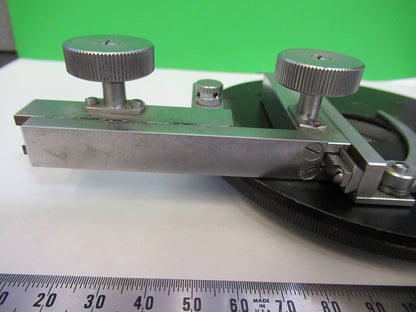 LEITZ WETZLAR GERMANY POL XY TABLE STAGE MICROSCOPE PART AS PICTURED X7-A-92