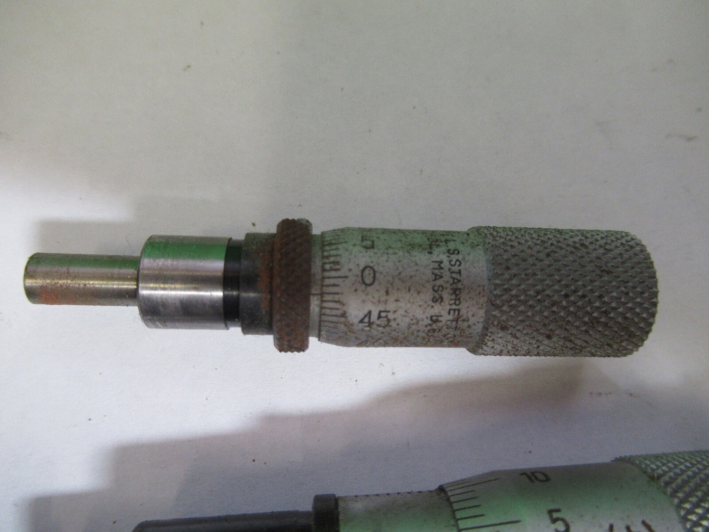 FOR PART or REPAIR LOT MICROMETER STARRETT FEINMEYER they move fine  z1-b-40