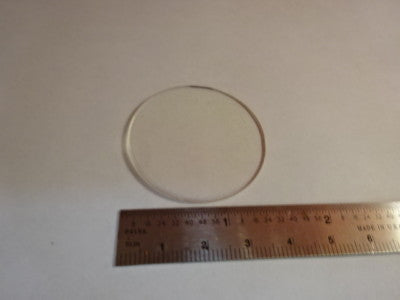 OPTICAL COATED WINDOW LENS FLAT OPTICS AS IS &4B-A-19