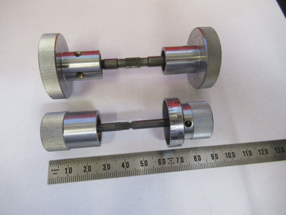 WILD HEERBRUGG M11 SET OF KNOBS MICROSCOPE PART AS PICTURED Q5-B-52