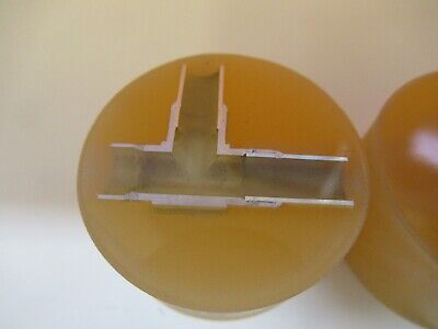 Lot 2 ea METALLOGRAPHIC METAL CROSS SECTION SPECIMEN MICROSCOPY SAMPLE &A7-A-17