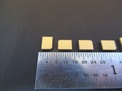 Lot Quartz Y-cut Piezoelectric Blanks Gold Plated Ultrasonic Sensor
