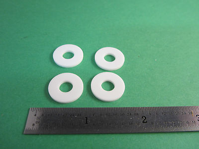 LOT 4 EA OPTICAL donut shape ALUMINA WASHERS LASER OPTICS BIN#14