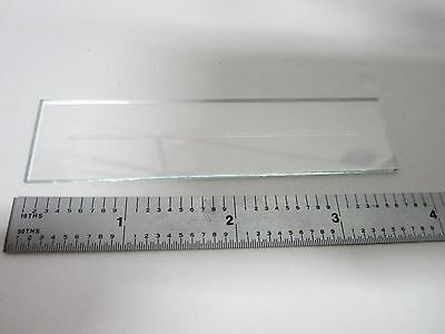 OPTICAL CALIBRATION MICROSCOPE RULER RETICLE OPTICS AS IS BIN#J1-22