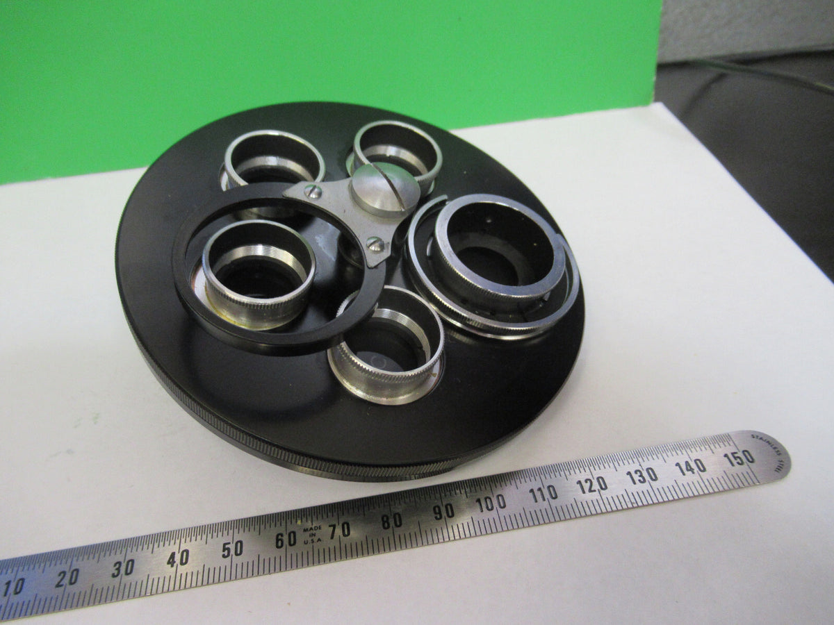 NIKON JAPAN PHASE CONTRAST CONDENSER OPTICS MICROSCOPE PART AS PICTURED &G2-A-84