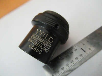 Wild M11 Swiss Heerbrugg Objective 4X Lens Microscope Part