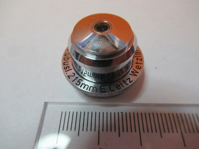 LEITZ WETZLAR POL OBJECTIVE 6FL OPTIC 215mm MICROSCOPE PART AS PICTURED &3K-A-40