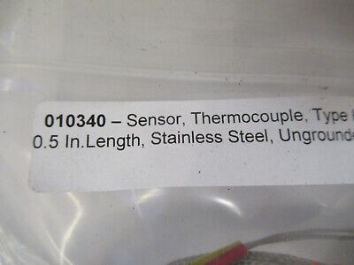 OMEGA THERMOCOUPLE TYPE K STAINLESS STEEL WELL PROBE  AS PICTURED #2-FT-13