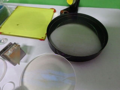 LOT OPTICAL LENSES TOOLS MIRROR MIL SPEC LASER OPTICS AS IS #AS-40