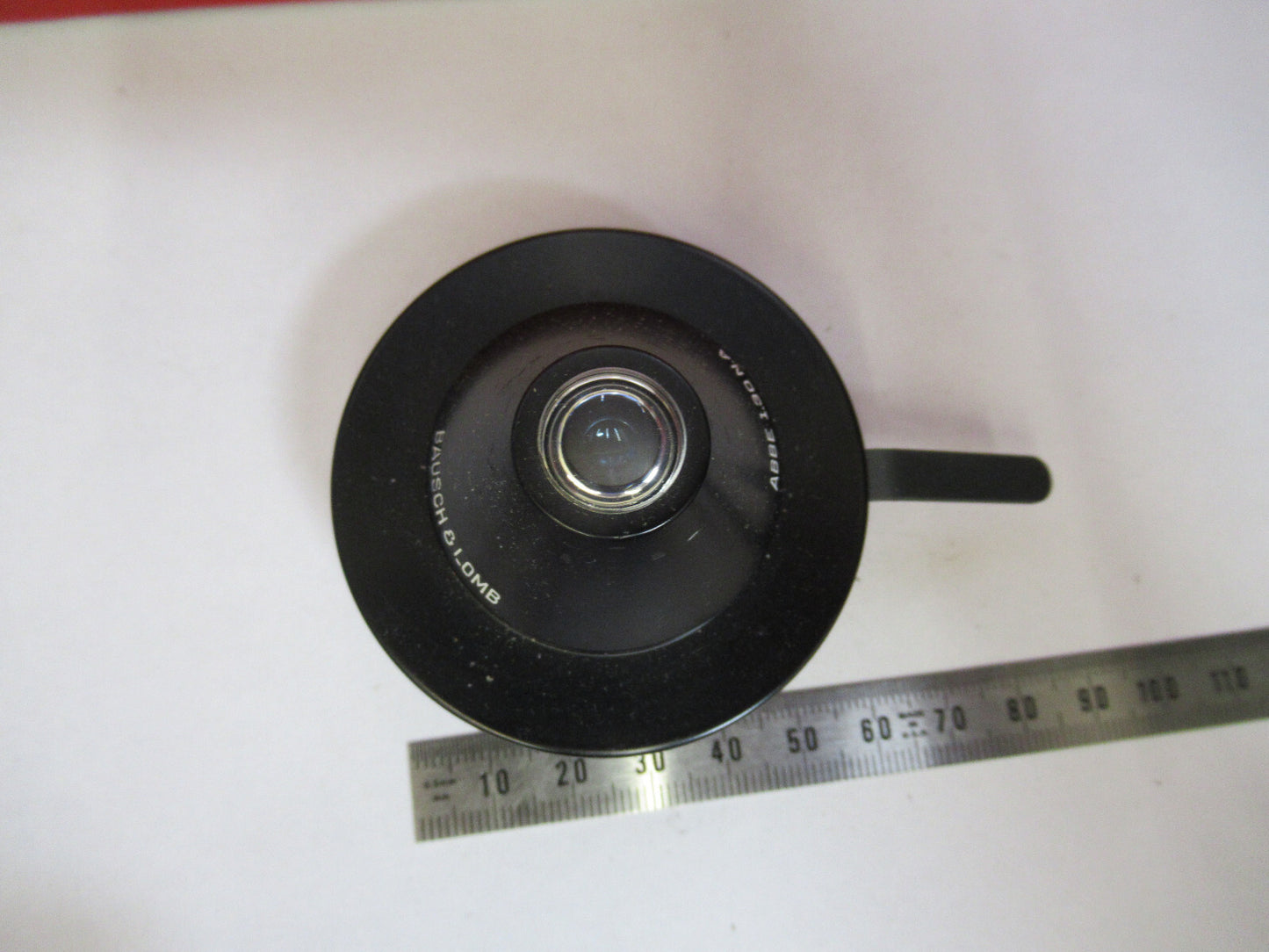 INDUSTRIAL BAUSCH LOMB CONDENSER + IRIS MICROSCOPE PART AS PICTURED F8-A-18