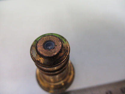 WATSON LONDON ANTIQUE BRASS OBJECTIVE MICROSCOPE PART OPTICS AS PICTURED X6-A-85