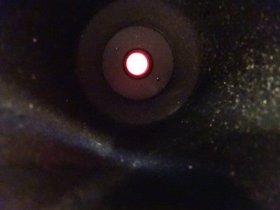 MICROSCOPE PART ZEISS 456004 HUGE TUBE COLLIMATOR LENS OPTICS AS IS #AM-28