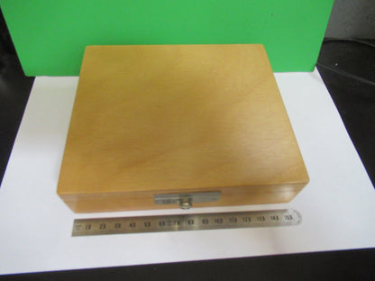 Antique Empty Wood Box Ernst Leitz Germany Microscope Part