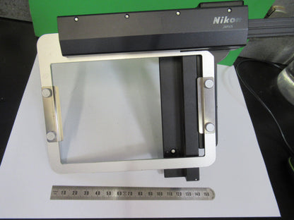 Nikon Japan Xy Stage Table Rare Microscope Part Optics