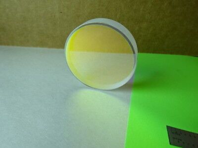 OPTICAL COATED FLAT GLASS LENS PART OPTICS #84-A-02