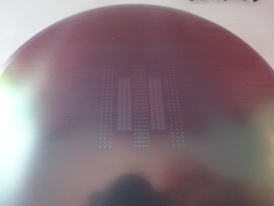 COLLECTABLE SEMICONDUCTOR WAFER SILICON WITH COMPONENTS NICE AS IS #83-A-23