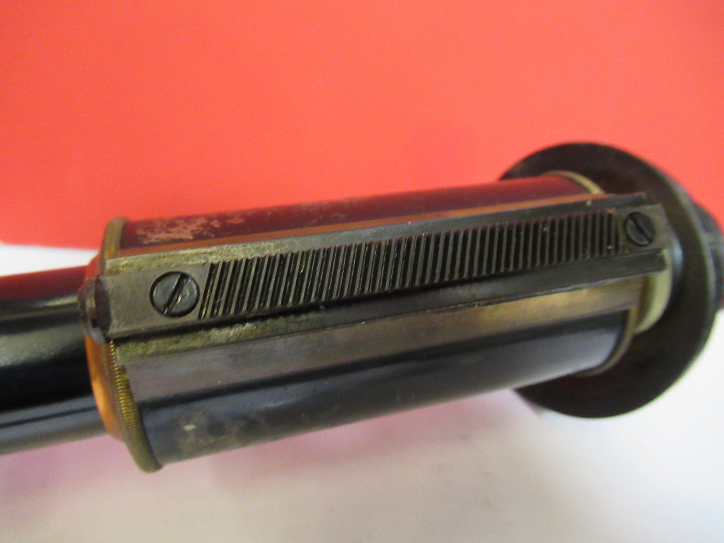 Antique Brass Spencer Lens Co. Tubus + Nosepiece Microscope Part