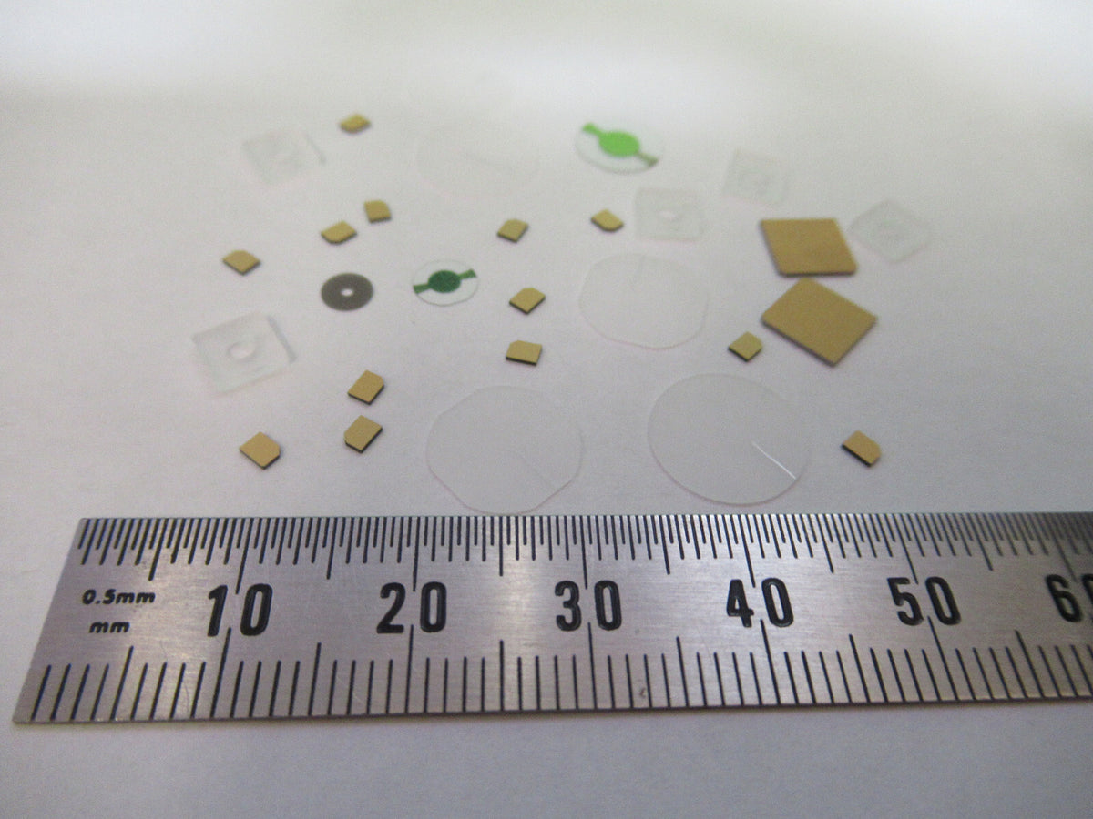 Lot Blanks Piezoelectric Quartz Crystal X-y-cut Gold Coated Piezo Sensor
