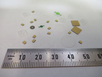 Lot Blanks Piezoelectric Quartz Crystal X-y-cut Gold Coated Piezo Sensor