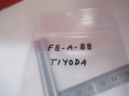 TIYODA JAPAN  PAIR SPECIAL SCREWS MICROSCOPE PART AS PICTURED F8-A-88