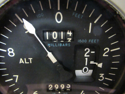 FOR PARTS ALTIMETER INDICATOR KOLLSMAN A4361710001 AIRCRAFT AS PICTURED &F6-B-07