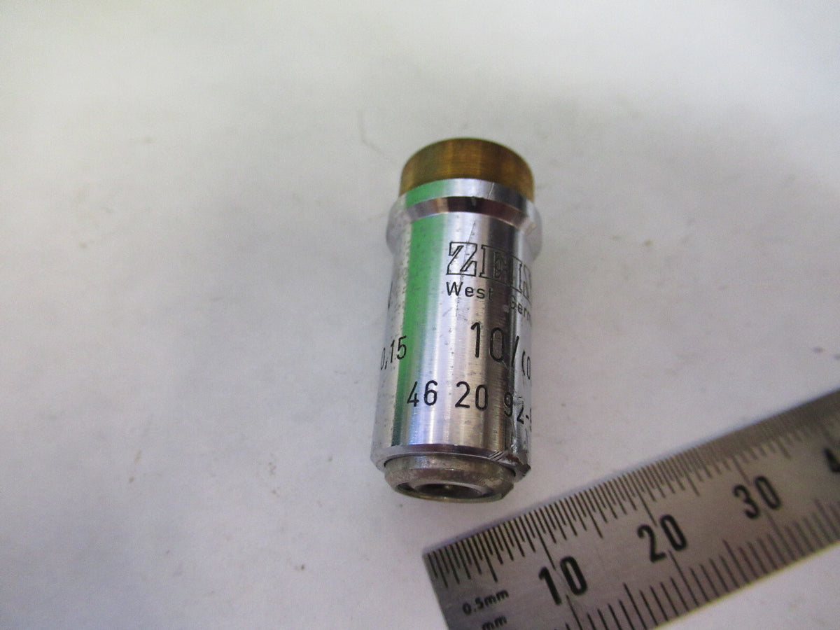 CARL ZEISS OBJECTIVE 10X EPIPLAN MICROSCOPE PART OPTICS AS PICTURED X9-B-83