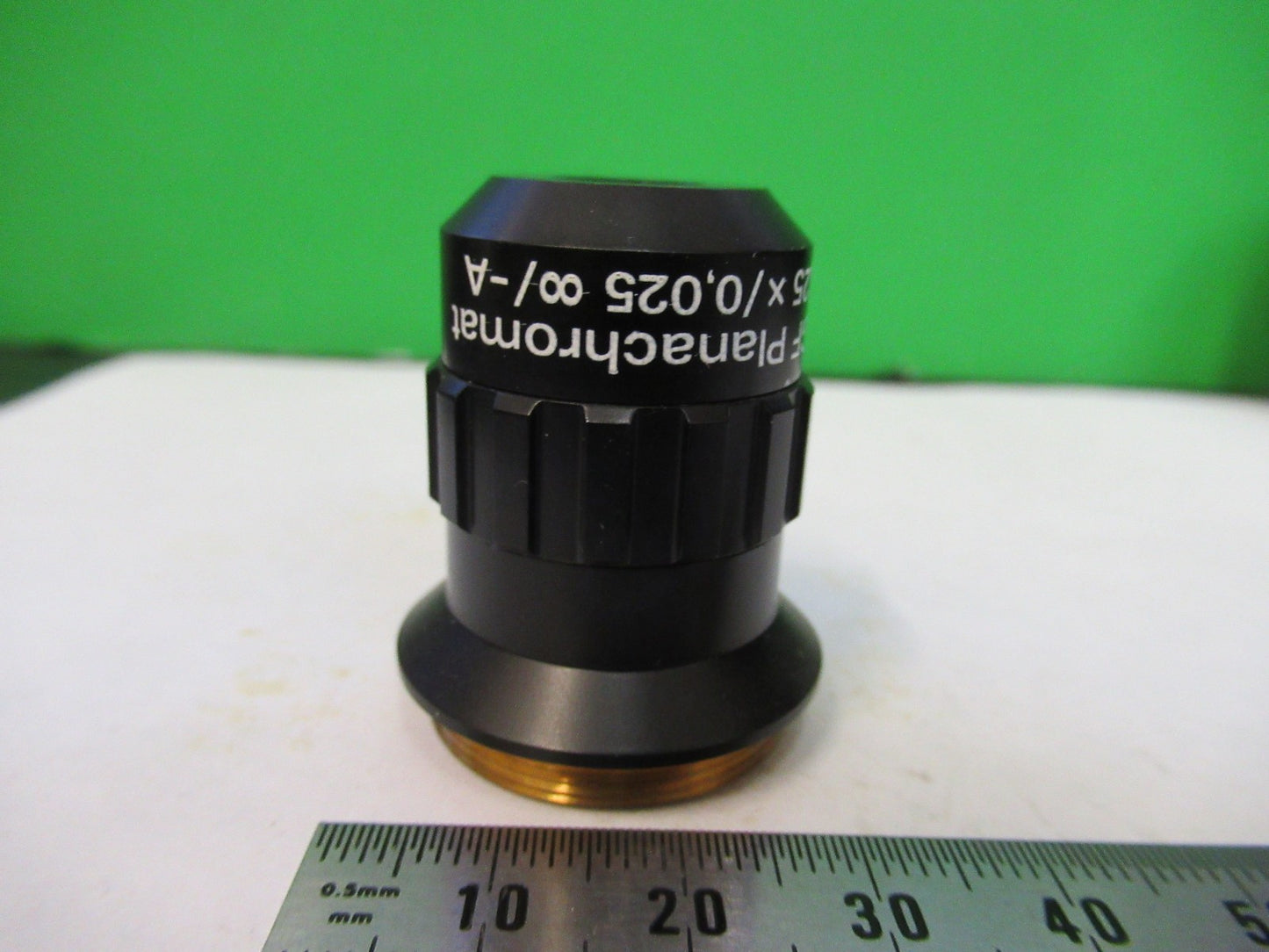 AUS JENA GERMANY INFINITY OBJECTIVE 1.25X PLANACHROMAT MICROSCOPE PART T2-A-10