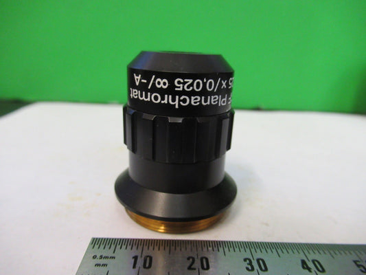 AUS JENA GERMANY INFINITY OBJECTIVE 1.25X PLANACHROMAT MICROSCOPE PART T2-A-10