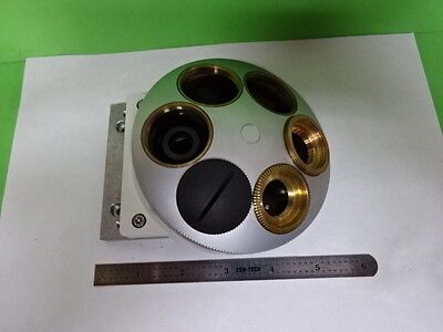 MICROSCOPE PART DMR DMRM LEICA GERMANY NOSEPIECE WITHOUT OPTICS BIN#8M-D-03
