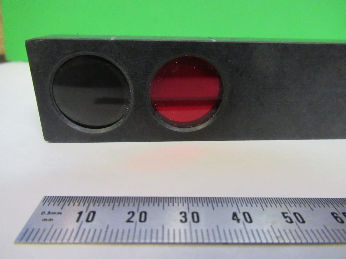 ZYGO INTERFEROMETER FILTER SLIDE OPTICS MICROSCOPE PART AS PICTURED U8-B-05