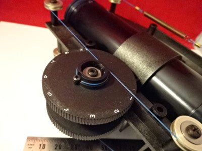 Leica Dmr Germany 888002 Lamp Diaphragm Assembly Microscope Part Optics