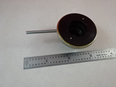CONDENSER DIAPHRAGM IRIS UNKNOWN MICROSCOPE OPTICS AS PICTURED &E3-B-01