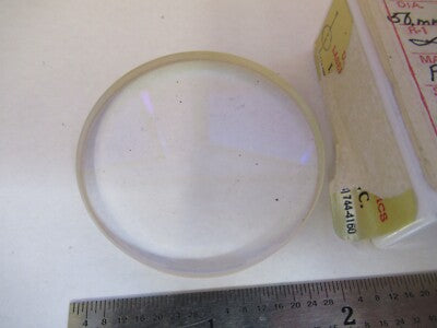 OPTICAL COATED FLAT 2" DIAMETER LASER OPTICS AS PICTURED &15-FT-X50