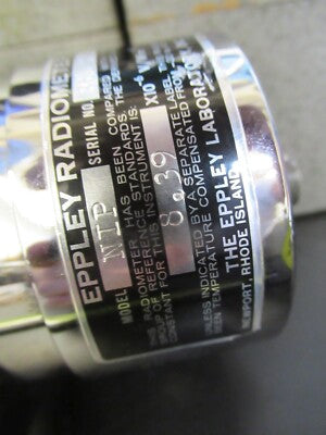 EPPLEY NORMAL INCIDENCE PYRHELIOMETER LIGHT INTENSITY SENSOR AS PICTURED A7-A-04