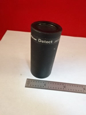 MICROSCOPE PART OPTICAL NIKON LENS DETECT GREEN OPTICS AS IS B#U3-B-21