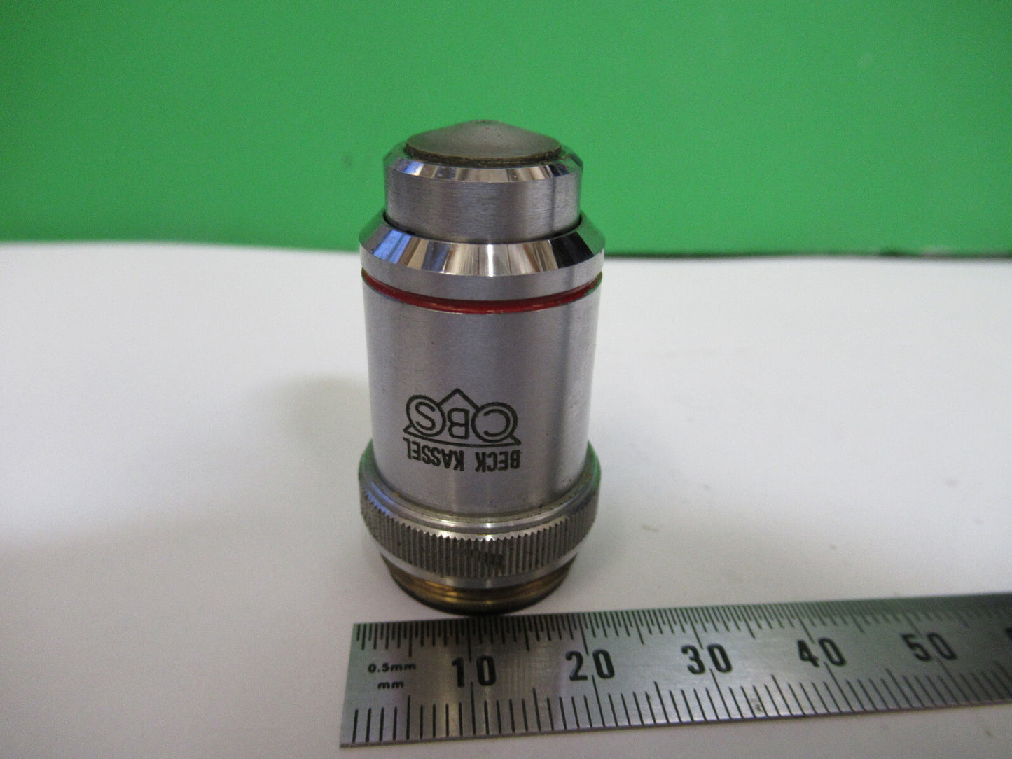 CBS KASSEL GERMANY 100X  /160 OBJECTIVE  MICROSCOPE PART AS PICTURED X5-A-74