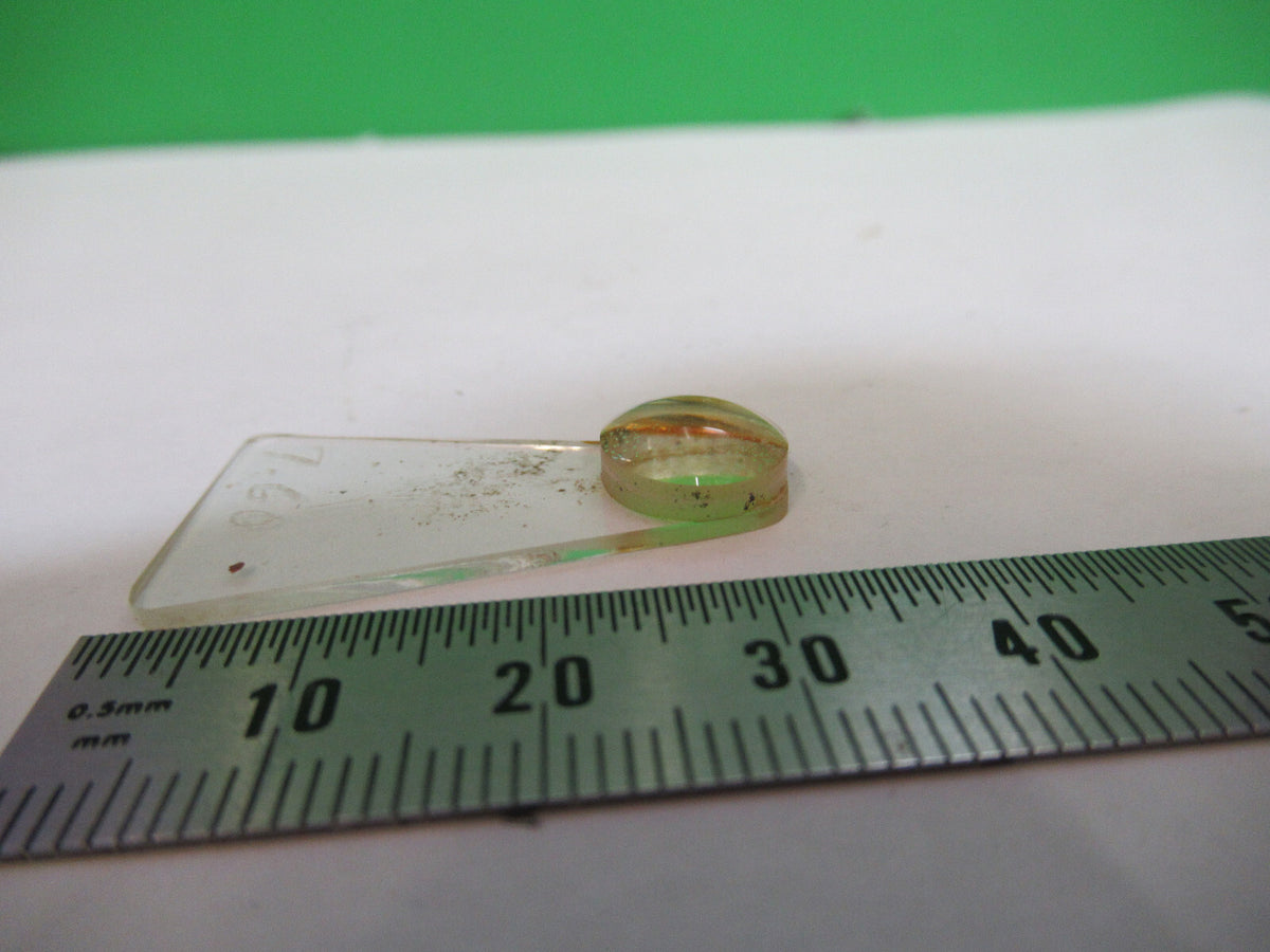 OPTICAL  WEIRD LENS PLANO CONVEX TOOL GLASS OPTICS AS PICTURED S4-B-14