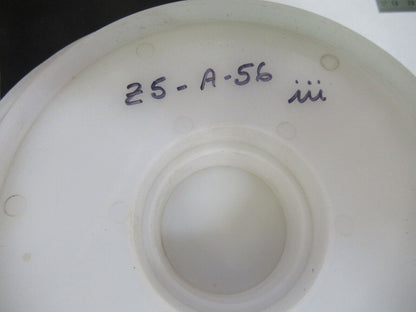 OPTICAL LARGE MIL SPEC CONCAVE GLASS LENS BASE OPTICS AS PICTURED #Z5-A-56