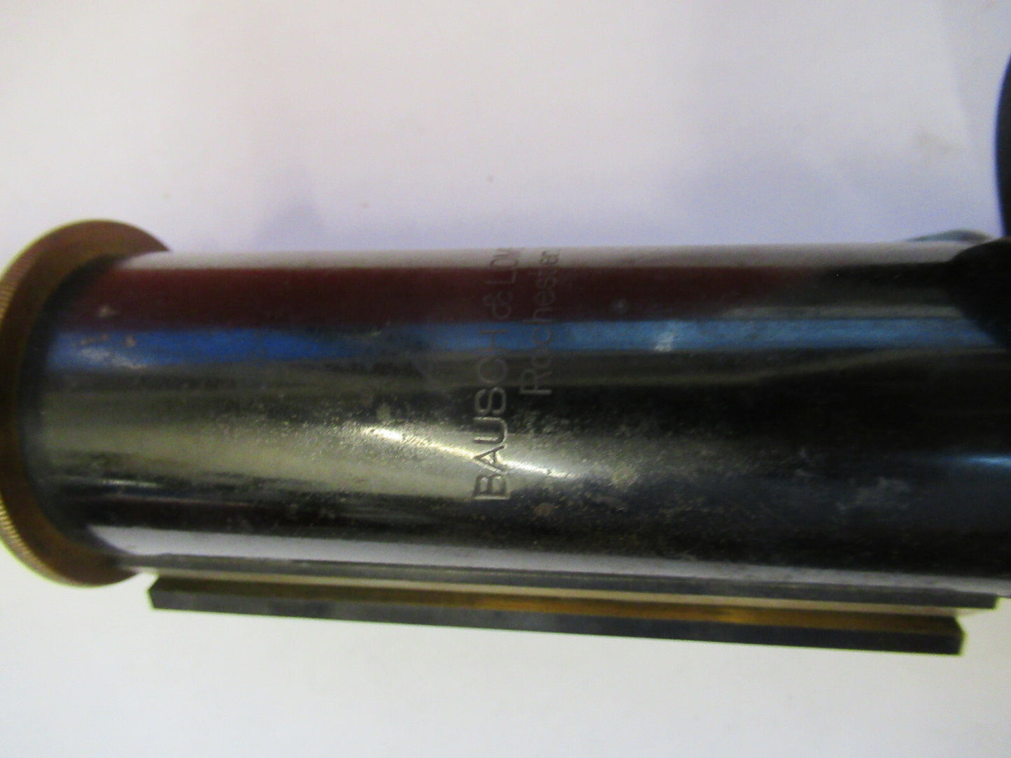 Antique Bausch & Lomb Tubus + Nosepiece Microscope Part