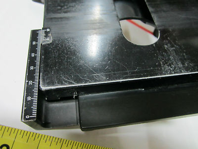 MICROSCOPE PART OLYMPUS JAPAN STAGE MICROMETER AS IS BIN#33