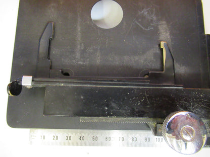 SPENCER AO ANTIQUE  XY CLIPS STAGE MICROSCOPE PART AS PICTURED Y4-A-127