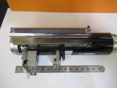 Antique Bausch & Lomb Pol Tubus + Slides Microscope Part