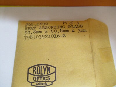 Rolyn Optics Heat Absorbing Glass KG-3 Optical