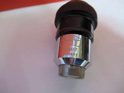VINTAGE CARL ZEISS GERMANY 2.5X /160 OBJECTIVE MICROSCOPE PART AS PICTURED Q2-91
